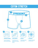 SURPRISE PACKAGE OF 3 COTTON MEN'S BOXERS